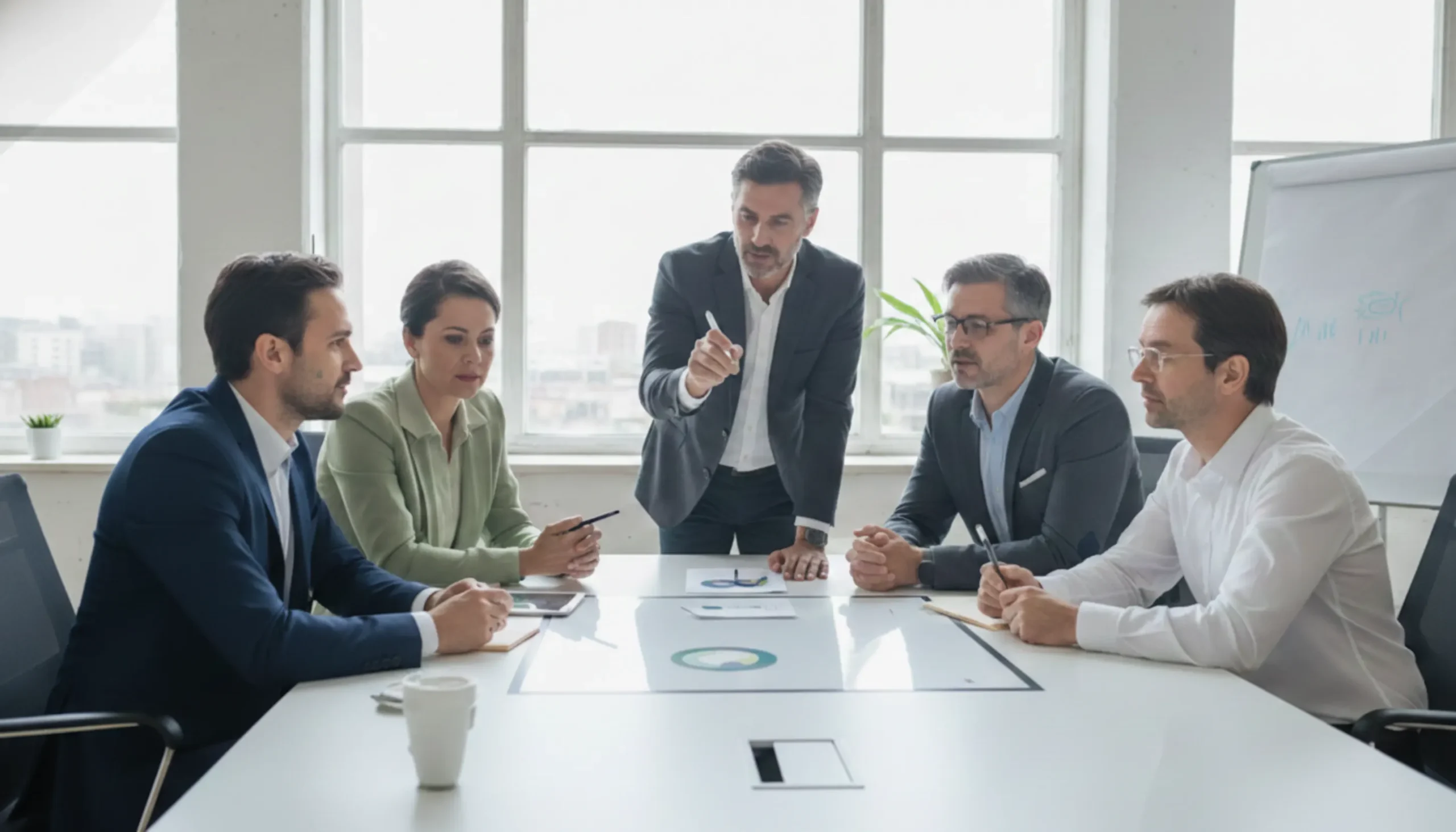 tomar decisões na empresa